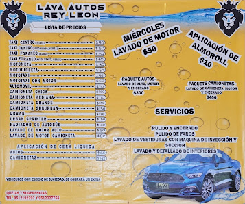 Lava Autos Rey León